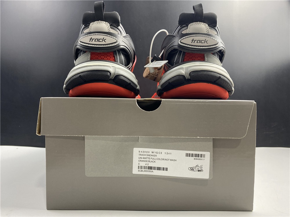 BLG TRACK SNEAKER ORANGE/BLACK